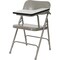 Emma and Oliver Premium Steel Folding Chair with Left Handed Tablet Arm - Event Chair